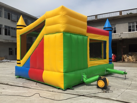 Pesta Luar Ruangan Inflatable Castle Combo Dengan Slide Kids Jumping Bouncer