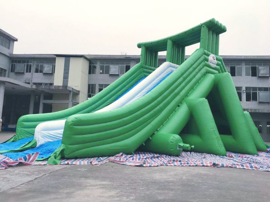 Multicolor Inflatable Water Slides Bouncer Meledakkan Castle Combo