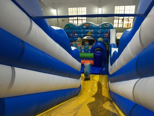 Digital Printing Komersial Inflatable Slide Jumping Castle Slide Bounce House