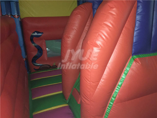 0.55mm PVC Inflatable Bouncer Jumping Castle OEM Bouncy House Untuk Anak-Anak Dan Dewasa