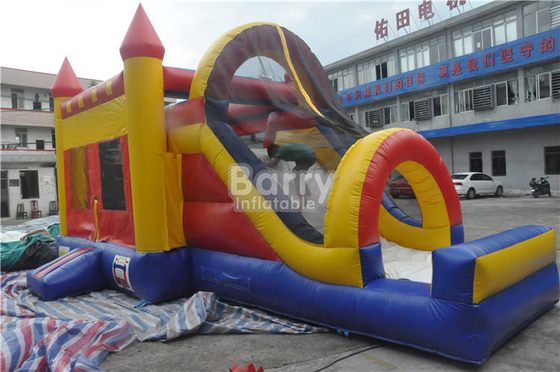 Terpal Inflatable Jumping Castle Bounce Combo Slide Untuk Balita