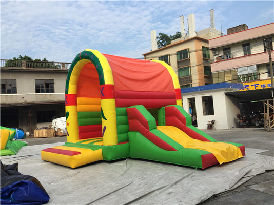Tema Hewan Inflatable Jumping Castle Commercial Grade Children Bouncer House
