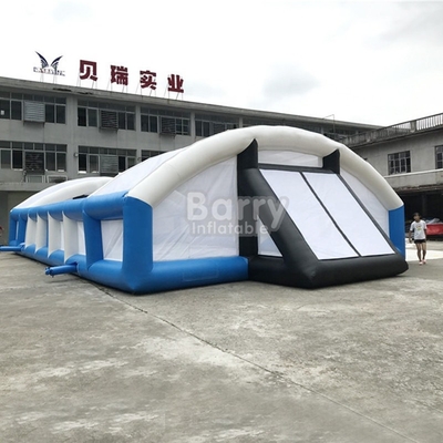 Custom Made plato Air Inflatable Soap Lapangan Sepak Bola Lebar Tabung 90cm