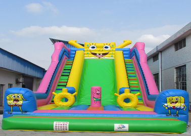 Spongebob Squarepants Indah Slide Inflatable Besar Penggunaan Nyaman