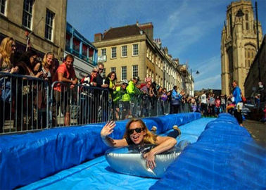 Amazing Huge Inflatable Water Slides City Logo Percetakan Panjang