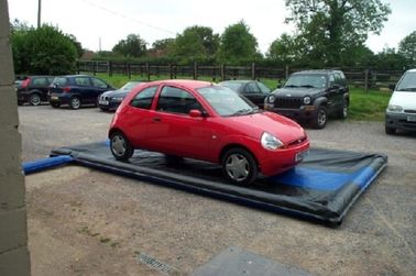 Inflatable Garage Floor Car Mats Untuk Hemat Air / Portable Truck Wash Mat