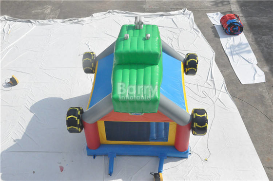 Komersial Outdoor Inflatable Bouncer House Desain Mobil, Sewa Kastil Melompat