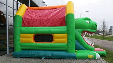 Custom Made Multifun Inflatable Combo Aframe Metkop Bouncy Castles Dengan Slides