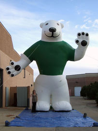 Beruang Kutub Produk Periklanan Tiup Tiup Maskot Tahan Air