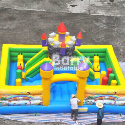 Tema Hewan Inflatable Bouncy Castle Dengan Slide 5*5*3m Balita Bouncing House
