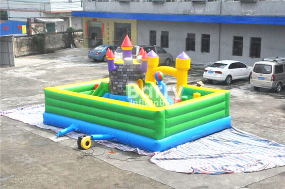 Tema Hewan Inflatable Bouncy Castle Dengan Slide 5*5*3m Balita Bouncing House