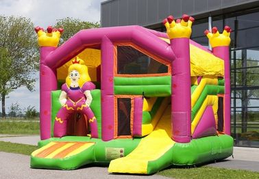 Keluarga Parky Atau Comercial Event Castle Combo Bounce House Double Tripple Stitch