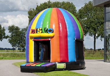Warna-warni Inflatable Bouncer, Anak-Anak Jumping Bouncy Dengan Bahan PVC Untuk Pesta