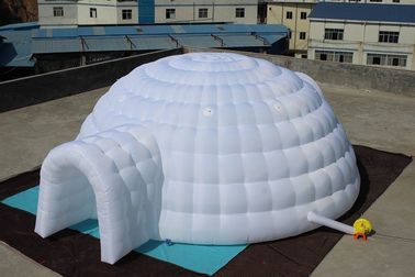 Double Layer Inflatable Tent, Waterproof PVC Inflatable Camping Tent untuk Outdoor