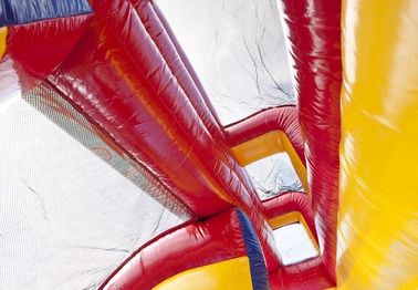 Mobil Menyenangkan 0,55mm PVC Dewasa Inflatable Slide Untuk Bisnis Sewa