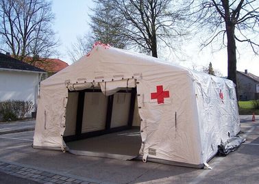 Removeble Air Ketat Army Inflatable Medical Tent 0.65mm PVC Tarpaulin