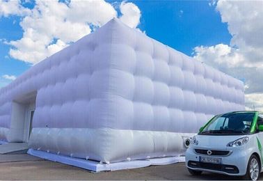 Tenda portabel Marquee Inflatable Untuk Garasi Mobil / Putih Inflatable Cube Tent