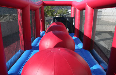 Sphere Wipeout Big Baller Inflatable Interactive Games Brige Walk Untuk Playground