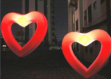 Proposal pernikahan Inflatable LED Lighting Oxford Cloth Loving Heart
