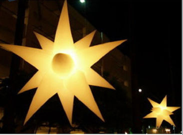 Disesuaikan Inflatable Advertising Products Star Sky Led Lights Untuk Pesta