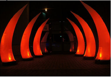 Jembatan Indah Led Inflatable Lighting Untuk Evening Party Red Tusk Type