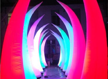 Indah Bridge Led Inflatable Lighting Jenis Tusk Untuk Pesta Romantis