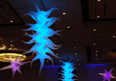 Iklan Led Inflatable Menampilkan Celling Led 11ft Tinggi Pencahayaan Led Agave Plant Bentuk Organik