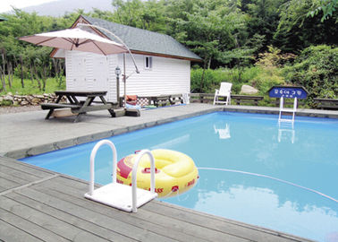 Villa Residence Rectangular Metal Frame Pool Dengan PVC Tarpaulin 5 * 30m