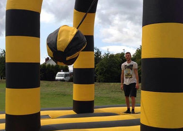 40x20Ft Inflatable Party Games Menghancurkan Bola, Disesuaikan Bola Penghancur Manusia Ekstrim