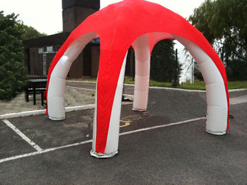 Tenda Inflatable PVC Duarable Dengan 4 Kaki, Customzied X - Pod Inflatable Spider Tent