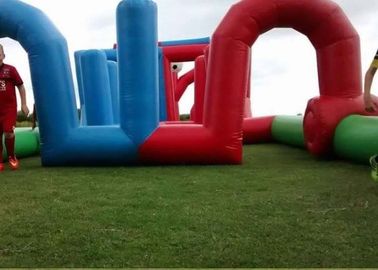 Promo Dewasa Football Assault Course Inflatable Sports Games For Fun