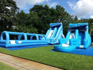 Gelombang Ultimate Besar Inflatable Water Slides Childrens Kidwise Air Slide Bounce House