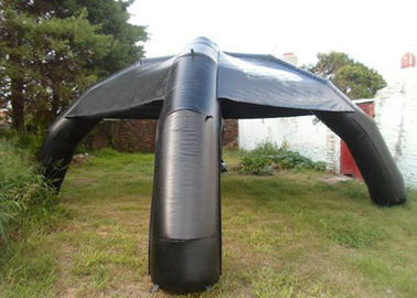 Besar Pvc Penampungan Mobil Inflatable Spider Tent Booth Tent Disesuaikan 4 Kaki