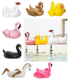 Raksasa Inflatable Water Toys Float Swan Flamingo Tiup Untuk Kolam Renang