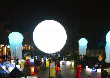 1.5m Led Stand Balloon Inflatable Lighting Decoration, Iklan Led Balloon Light