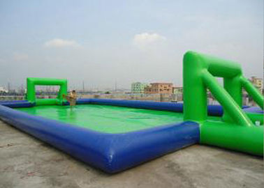 Disesuaikan Chilren Inflatable Sports Games, Inflatable Soccer Field For Kids