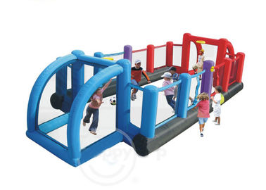 Anak-anak Inflatable Sports Games 3 in 1 nflatable Football / Soccer Field / Court