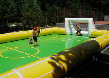 Inflatable Sport Football Playground, Lapangan Sepakbola Tiup, Peralatan Lapangan Sepak Bola