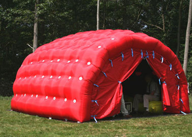 Tenda luar ruangan merah, Giant Garge Inflatable Tent Untuk Mobil Dengan Bahan PVC