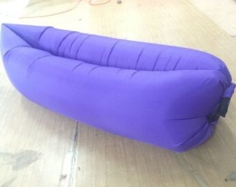 10 detik Cepat Inflatable Laybag Sleeping Bag, Outdoor Inflatable Toys Air Lounger