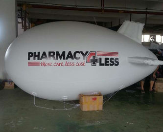 Giant Inflatable Airplane Helium Balloon Helium Blimp / rc Blimp Outdoor Untuk Iklan