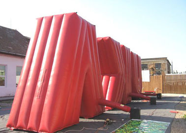Produk Periklanan Tiup Merah Raksasa Tiup Tanda Kata Untuk Tempat Luar Ruangan