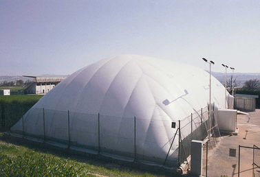 Putih Luar Raksasa Struktur Besar Tenda Tiup untuk Acara / Bangunan Udara Besar
