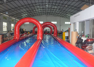 Disesuaikan Amazing Giant / Big Inflatable Slides Inflatable Pirate Ship Double Slide