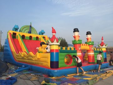 PVC Material Anak Inflatable Playground Slide Castle Type Bouncy Castle Games