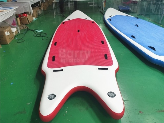 Anti Skid Inflatable SUP Board Touring Air Paddle Board Bentuk Ikan