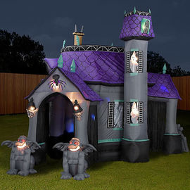 Halloween Inflatable Haunted House Halloween Dekorasi Pesta Iklan Inflatables