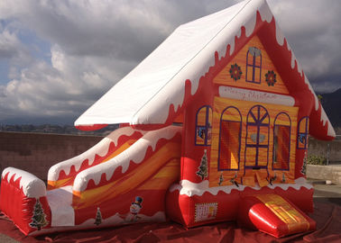 Big Festival Inflatable Bouncing Rumah Slide Combo Bouncer Jumping House Untuk Natal