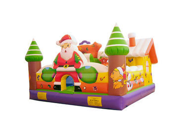 Orang Tua Natal Inflatable Balita Playground Bouncer Castle Untuk Iklan Festival Persetujuan CE