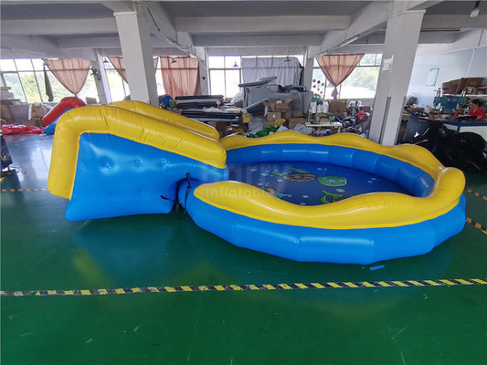 Baby Pvc Inflatable Water Pool Dengan Slide Water Sports Swimming Pool For Kids